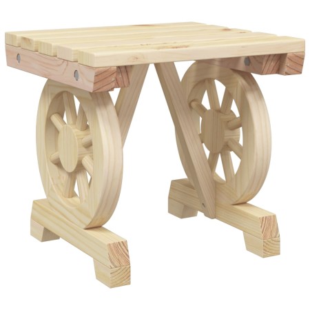 Set Salotto da Giardino 3 pz in Legno Massello di Abete