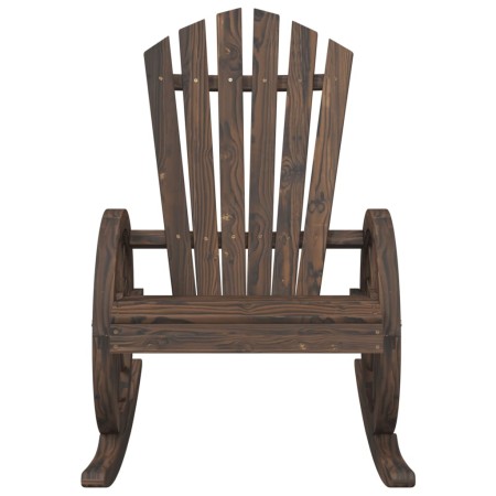 Sedie a Dondolo Adirondack 2 pz in Legno Massello di Abete