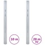 vidaxL Pellicole Solari Statiche 3pz Effetto Riflettente Argento PVC