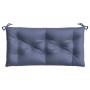 Cuscino Panca Giardino Blu Marino 110x50x7 cm in Tessuto Oxford