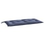 Cuscino Panca Giardino Blu Marino 110x50x7 cm in Tessuto Oxford