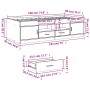 Divano Letto con Cassetti Bianco 90x190 cm in Legno Multistrato