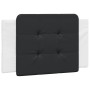 Cuscino Testiera Nero e Bianco 90 cm in Similpelle