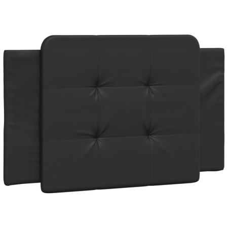 Letto con Materasso Nero 80x200 cm in Similpelle