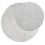 Tappeto OVIEDO a Pelo Corto Grigio Ø 240 cm