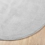 Tappeto OVIEDO a Pelo Corto Grigio Ø 240 cm