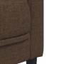 Set di Divani 3 pz Marrone in Tessuto