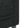 Set di Divani 2 pz Nero in Tessuto