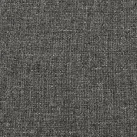 Giroletto con Testiera Grigio Scuro 140x190 cm in Tessuto