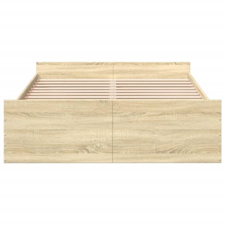 Giroletto Cassetti Rovere Sonoma 135x190 cm Legno Multistrato