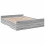 Giroletto Cassetti Grigio Sonoma 150x200 cm Legno Multistrato