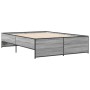 Giroletto Grigio Sonoma 120x190 cm in Legno Multistrato Metallo