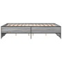 Giroletto Grigio Sonoma 120x190 cm in Legno Multistrato Metallo