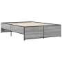 Giroletto Grigio Sonoma 120x190 cm in Legno Multistrato Metallo