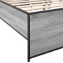 Giroletto Grigio Sonoma 120x190 cm in Legno Multistrato Metallo
