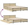 Giroletto Cassetti Rovere Sonoma 120x200 cm Legno Multistrato