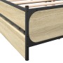 Giroletto Cassetti Rovere Sonoma 120x200 cm Legno Multistrato