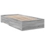 Giroletto Cassetti Grigio Sonoma 90x190 cm Legno Multistrato