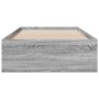 Giroletto Cassetti Grigio Sonoma 90x200 cm Legno Multistrato