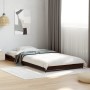Giroletto Nero 75x190 cm in Legno Multistrato e Metallo