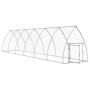 Gabbia per Polli Argento 600x105x120 cm in Acciaio Zincato