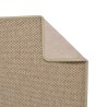 Tappeto Corsia Aspetto Sisal Sabbia 80x150 cm