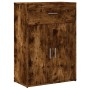 Credenza Rovere Fumo 60x30x84 cm in Legno Multistrato