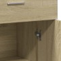 Credenza Rovere Sonoma 60x30x84 cm in Legno Multistrato