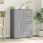 Credenza Grigio Sonoma 60x31x84 cm in Legno Multistrato