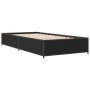 Giroletto Nero 100x200 cm in Legno Multistrato e Metallo