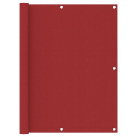 Paravento Balcone Rosso 120x600 cm in Tessuto Oxford