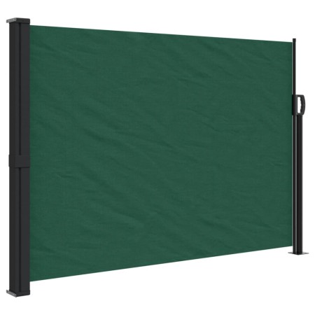 Tenda da Sole Laterale Retrattile Verde Scuro 140x300 cm