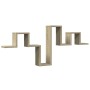 Scaffale a Parete Rovere Sonoma 104,5x10x43cm Legno Multistrato