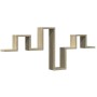 Scaffale a Parete Rovere Sonoma 104,5x10x43cm Legno Multistrato