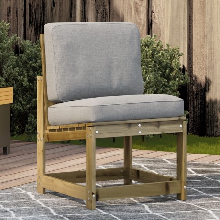 Sedia da Giardino 50,5x55x77 cm in Legno Impregnato di Pino