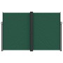 Tenda da Sole Laterale Retrattile Verde Scuro 220x600 cm