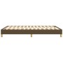 Giroletto a Molle Marrone Scuro 140x190 cm in Tessuto