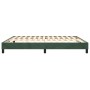 Giroletto a Molle Verde Scuro 180x200 cm in Velluto
