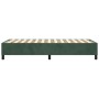 Giroletto Verde Scuro 90x190 cm in Velluto