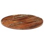 Piano per Tavolo Ø 70x1,5 cm Rotondo Legno Massello di Recupero