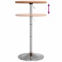 Tavolino da Bar Ø50x90,5 cm in Legno Massello di Faggio