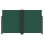 Tenda da Sole Laterale Retrattile Verde Scuro 140x1200 cm