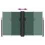 Tenda da Sole Laterale Retrattile Verde Scuro 140x1200 cm