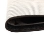 Tappeto Lavabile Nero e Bianco Ø 120 cm Antiscivolo