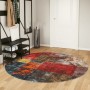 Tappeto Lavabile Multicolore Ø 200 cm Antiscivolo