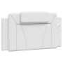 Letto con Materasso Bianco 100x200 cm in Similpelle