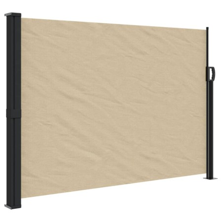 Tenda da Sole Laterale Retrattile Beige 140x500 cm