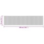 Tappeto Rettangolare Marrone Scuro 70x300 cm in Bambù