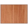Tappeto Rettangolare Marrone 70x100 cm in Bambù