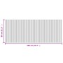 Tappeto Rettangolare Marrone 80x200 cm in Bambù